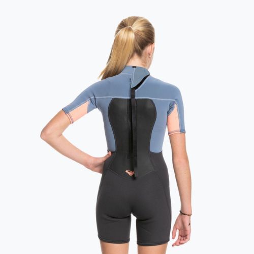 Dětský neopren   ROXY 2/2 Prologue Girl BZ SS SP FL cloud black/powderdgrey/sunglow