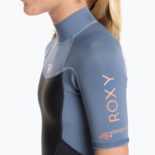 Dětský neopren   ROXY 2/2 Prologue Girl BZ SS SP FL cloud black/powderdgrey/sunglow