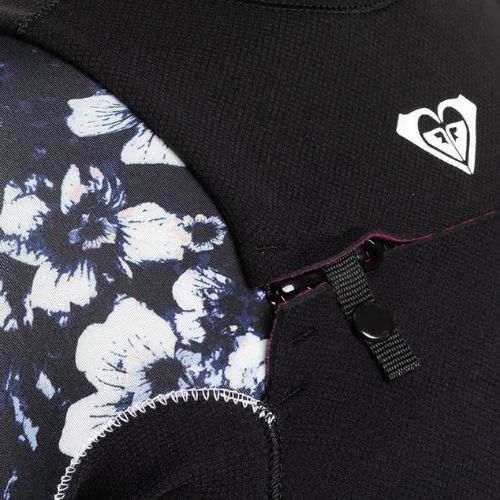 Dámský neopren   ROXY 3/2 Elite XT ST Printed FZ GBS true black/black flowers
