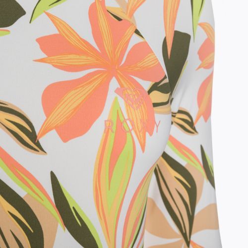 Dámské jednodílné plavky ROXY Print Mix Solid 2021 bright white subtly salty flat