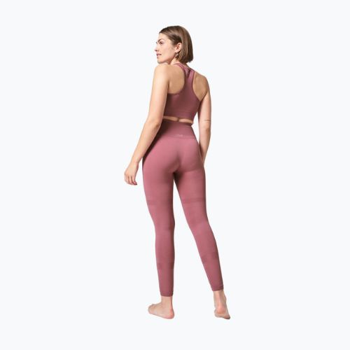 Dámské cvičební legíny Casall Essential Block Seamless High Waist růžové 21514