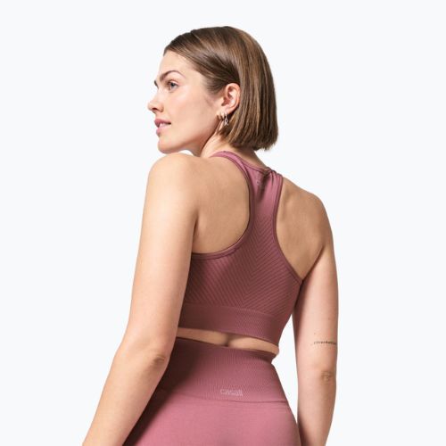 Casall Essential Block Seamless Sport dámský tréninkový top růžový 22114