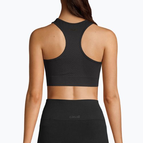 Casall Essential Block Seamless Sport dámský tréninkový top černý 22114