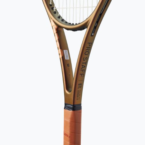 Tenisová raketa Wilson Pro Staff 97L V14 zlatá WR125911
