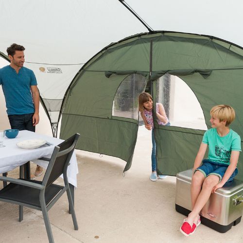 Stěna pro přístřešek Coleman Event Shelter Sunwall Door L šedá 2000038907