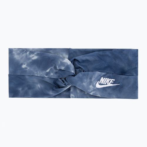 Čelenka Nike Twist Knot Tie Dye modrá N1008232-421