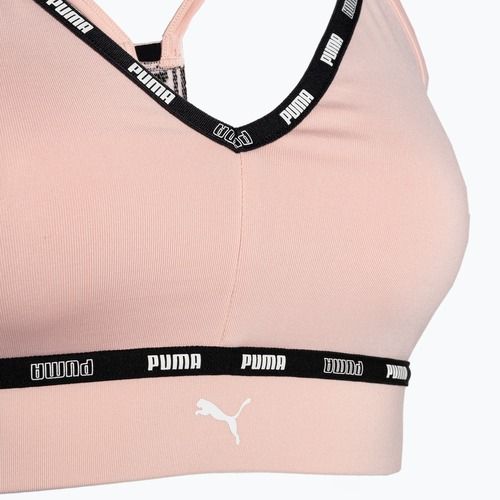 PUMA Low Impact Puma Strong Strappy fitness podprsenka růžová 522225 66