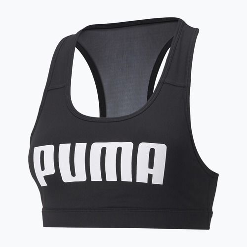 Fitness podprsenka PUMA Mid Impact 4Keeps Graphic PM černobílá 520306 91