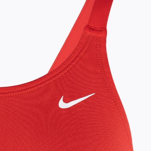 Nike Hydrastrong Solid Fastback dámské jednodílné plavky červené NESSA001-614