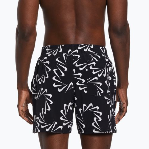 Pánské šortky Nike Swoosh Line 5" Volley černé NESSD509-001
