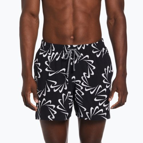 Pánské šortky Nike Swoosh Line 5" Volley černé NESSD509-001