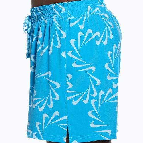 Pánské šortky Nike Swoosh Line 5" Volley modré NESSD509-480