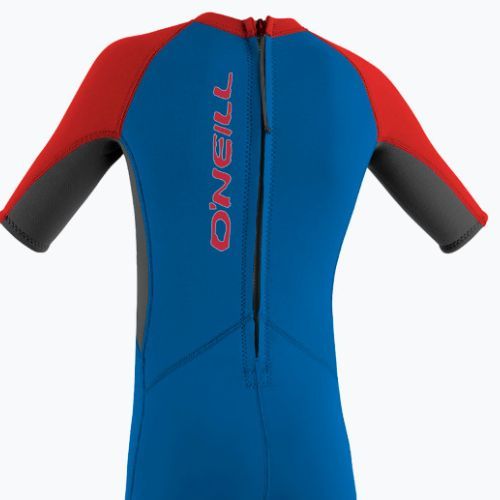 Dětský neopren   O'Neill Toddler Reactor-2 2 mm Back Zip S/S ocean/graphite/red