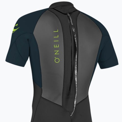 Dětský neopren   O'Neill Reactor-2 2 mm Back Zip S/S Spring black/slate