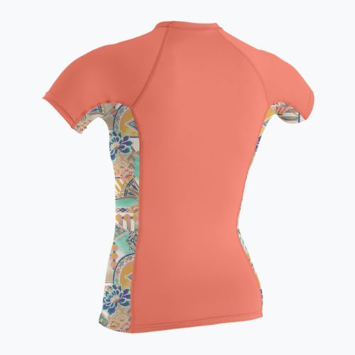 Dámské plavecké tričko O'Neill Side Print Rash Guard orange 5405S