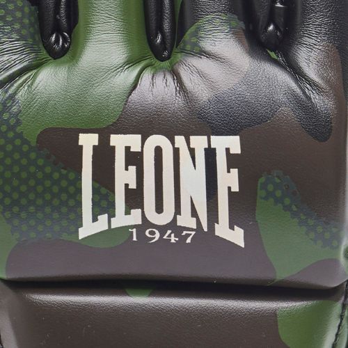 LEONE 1947 Kamufláž MMA zelené grapplingové rukavice GP120