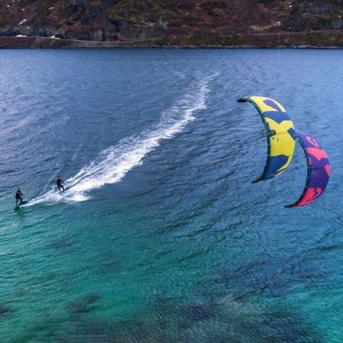 DUOTONE Dice SLS kite kitesurfing žluto-modrý 44230-3012