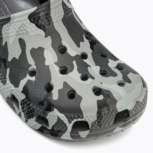 Crocs Classic Camo Clog T grey dětské žabky 207593-097