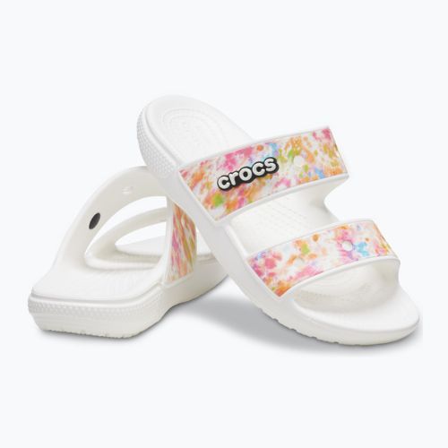 Žabky Crocs Classic Crocs Tie-Dye Graphic Sandal white 207283-928