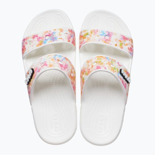 Žabky Crocs Classic Crocs Tie-Dye Graphic Sandal white 207283-928