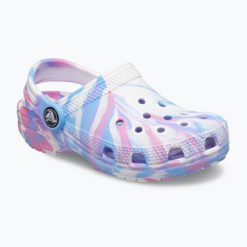 Crocs Classic Marbled Clog T barevné dětské žabky 206838-102