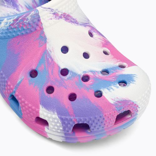 Crocs Classic Marbled Clog T barevné dětské žabky 206838-102