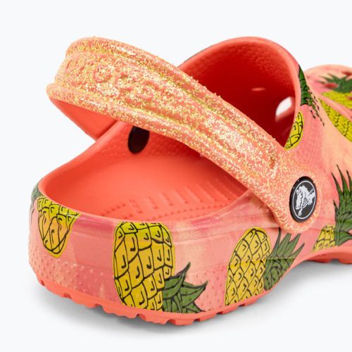 Dětské žabky Crocs Classic Pool Party Clog K orange 207826-83E