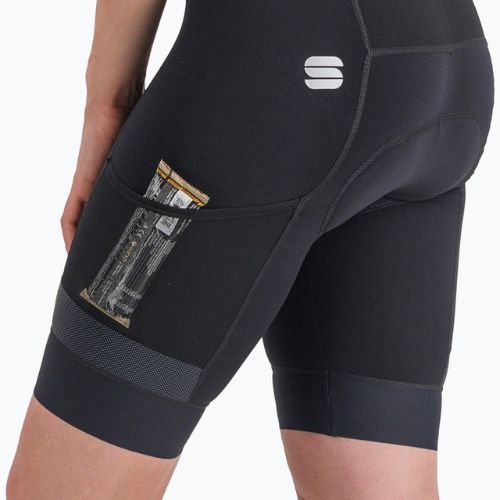 Sportful Supergiara Bibshort dámské cyklistické kraťasy černé 1120026.002