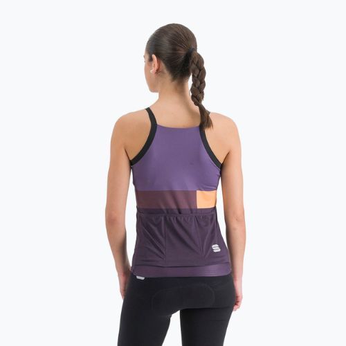 Dámský cyklistický dres Sportful Snap Top purple 1123024.502