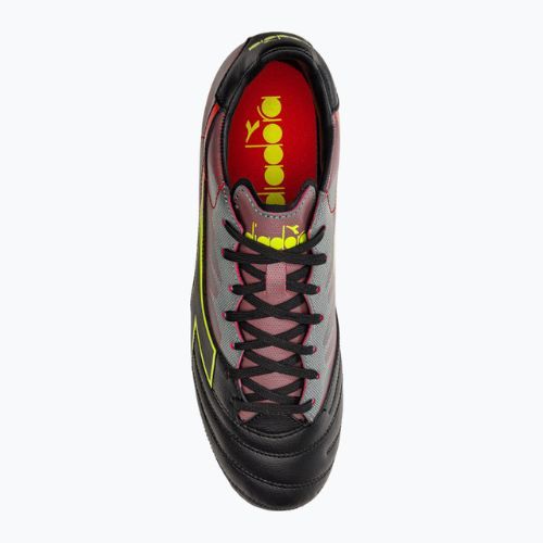 Pánské kopačky Diadora Brasil Elite Veloce R LPU černo-červené DD-101.179181-D0136-39
