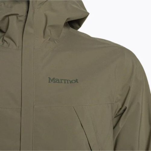 Marmot PreCip Eco Pro pánská bunda do deště zelená 14500-21543