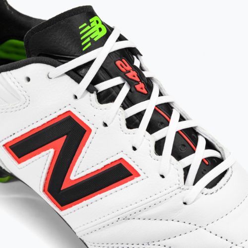 New Balance 442 V2 Pro FG pánské kopačky bílo-černé MS41FWD2.D.095