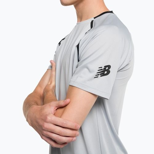 Pánské fotbalové tréninkové tričko New Balance Tenacity modré MT23145LAN