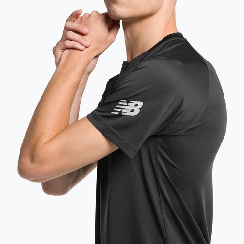 New Balance pánské fotbalové tričko Tenacity Training černé MT23145PHM