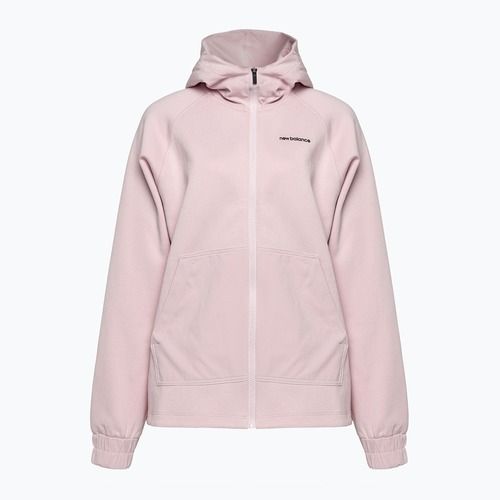 Dámská tréninková bunda New Balance Achiever Tech Fleece růžová WJ31101SOI