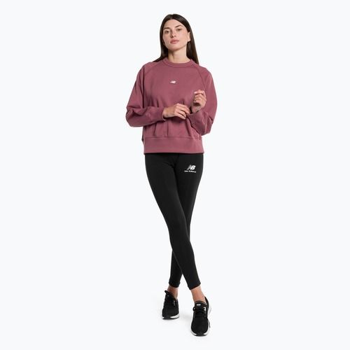 Dámská tréninková mikina New Balance Athletics Remastered French Terry Crewneck červená WT31500WAD