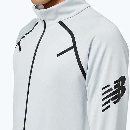Pánská fotbalová mikina New Balance Tenacity Training Track white MJ23090LAN
