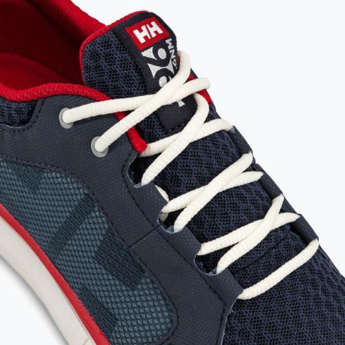 Pánsé jachtařské boty Helly Hansen Ahiga V4 Hydropower navy/flag red/off white