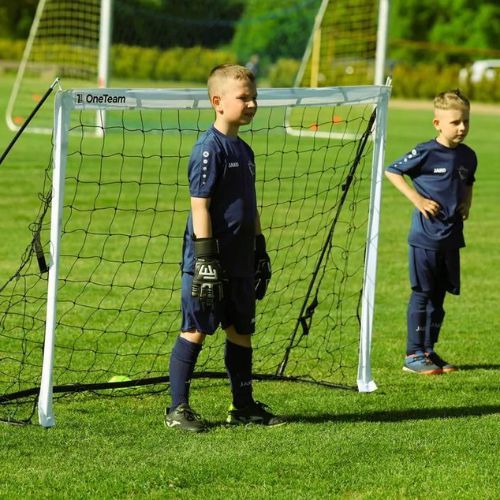 Fotbalová branka OneTeam Flex 180 x 120 cm bílá OT-SNG1812