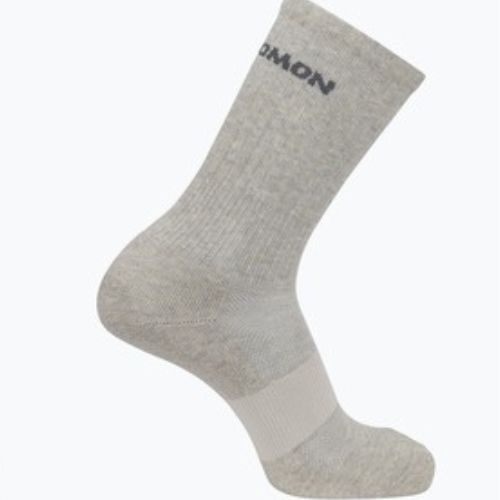 Salomon Evasion Crew 2 páry trekingových ponožek light gret/heather medium