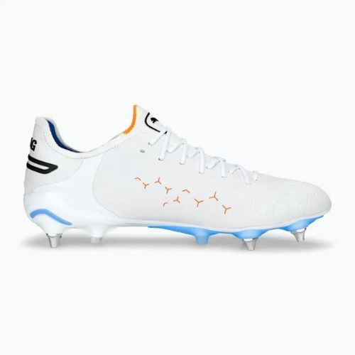 Pánské kopačky PUMA King Ultimate MXSG puma white/puma black/blue glimmer/ultra orange