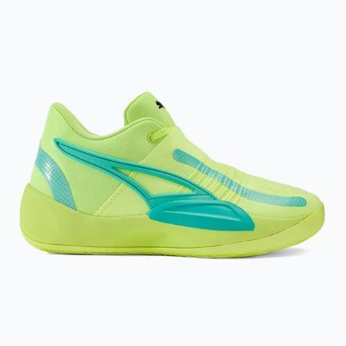 Pánské basketbalové boty PUMA Rise Nitro fast yellow/electric peppermint