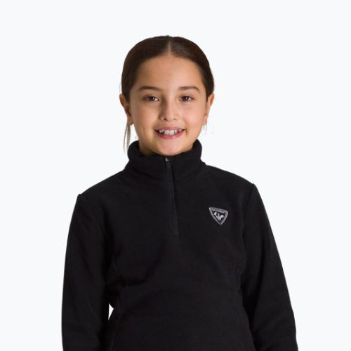 Rossignol Girl Fleece dětská lyžařská mikina černá