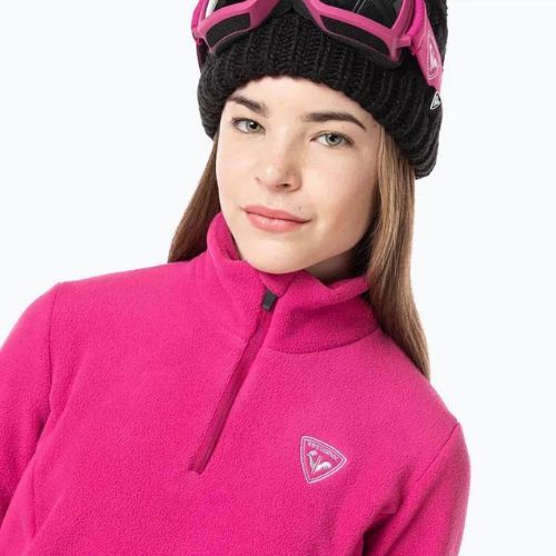 Rossignol Girl Fleece orchid pink dětská lyžařská mikina