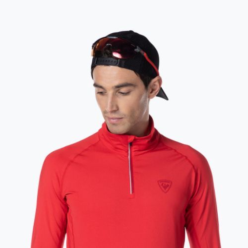 Pánská termoakční mikina Rossignol Classique 1/2 Zip sports red