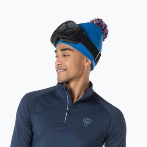 Pánská termoakční mikina Rossignol Classique 1/2 Zip dark navy