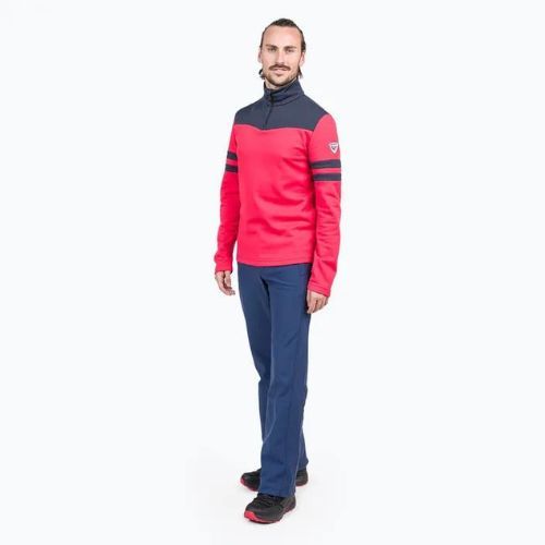 Sportovní tričko Rossignol Resort 1/2 Zip červené