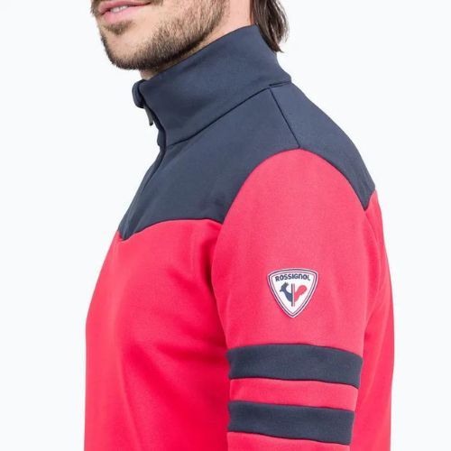 Sportovní tričko Rossignol Resort 1/2 Zip červené