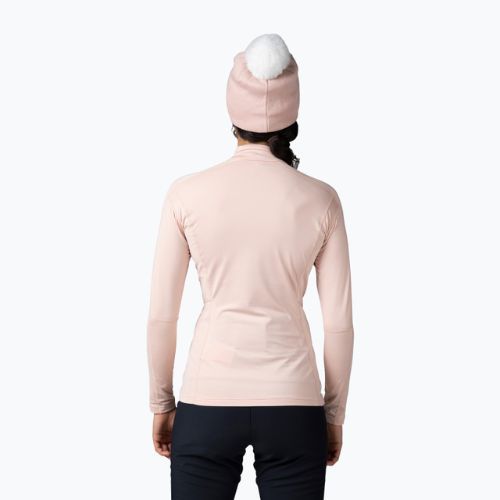 Dámská termo mikina Rossignol Classique 1/2 Zip powder pink