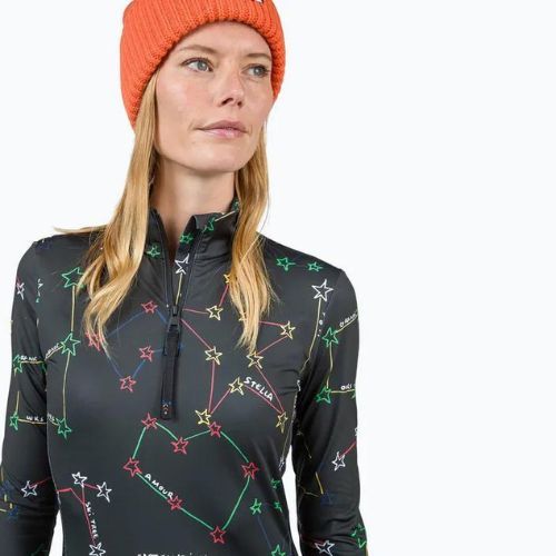 Dámská termoakční mikina Rossignol Booster 1/2 Zip Top 100 black